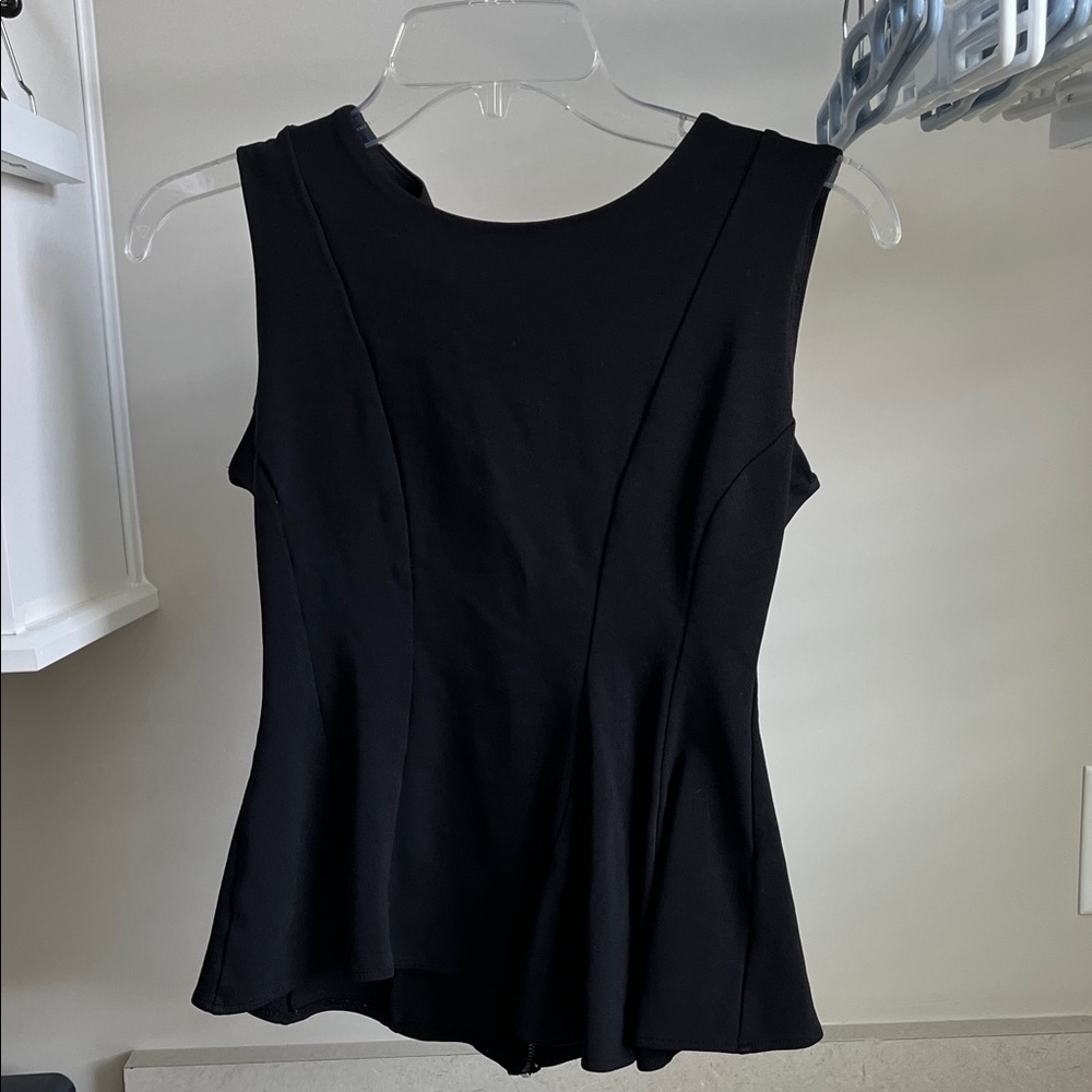 H&M Elegant Black Sleeveless Top